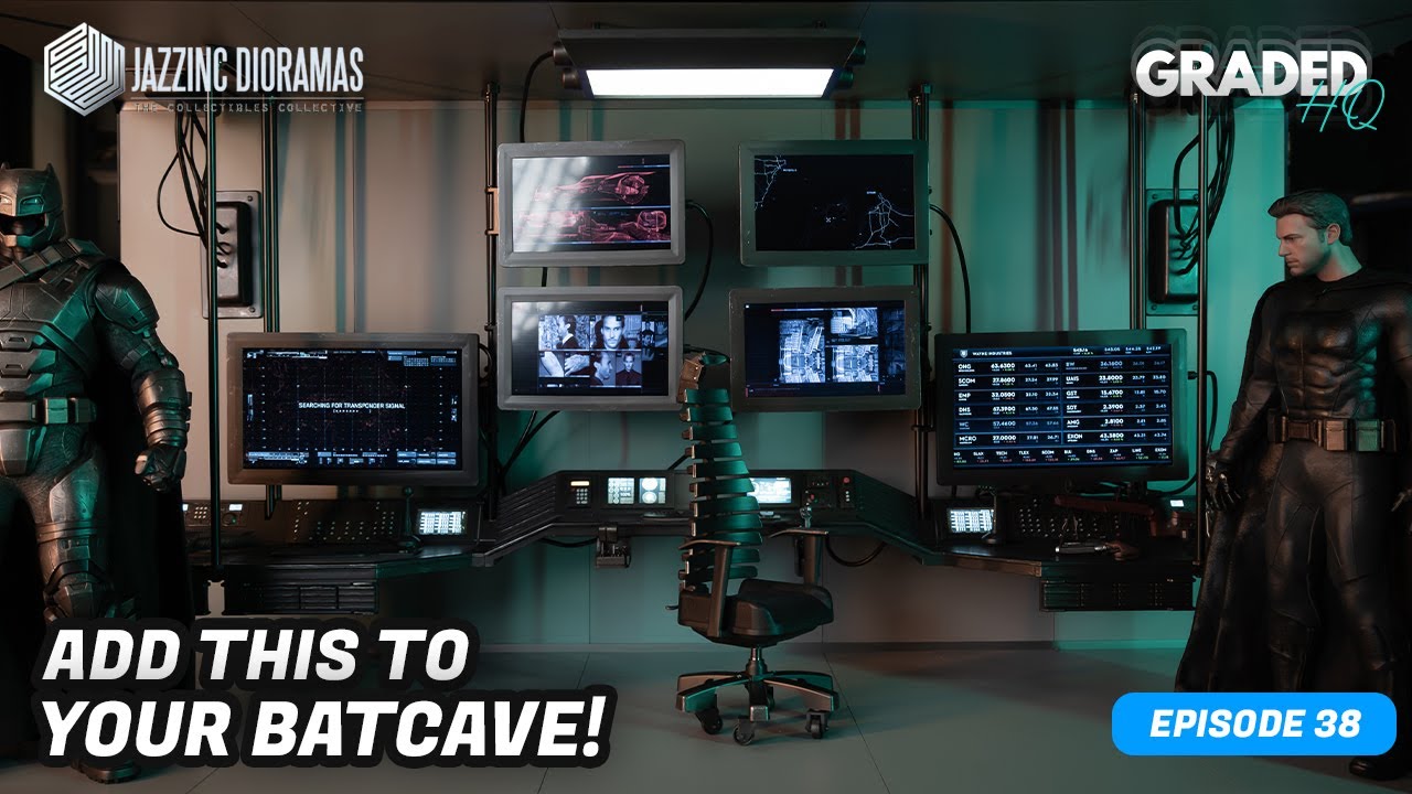 Batman BatCave BatComputer Lab 1/6 scale by Jazzinc Dioramas | Unboxing, Review | Episode 38
