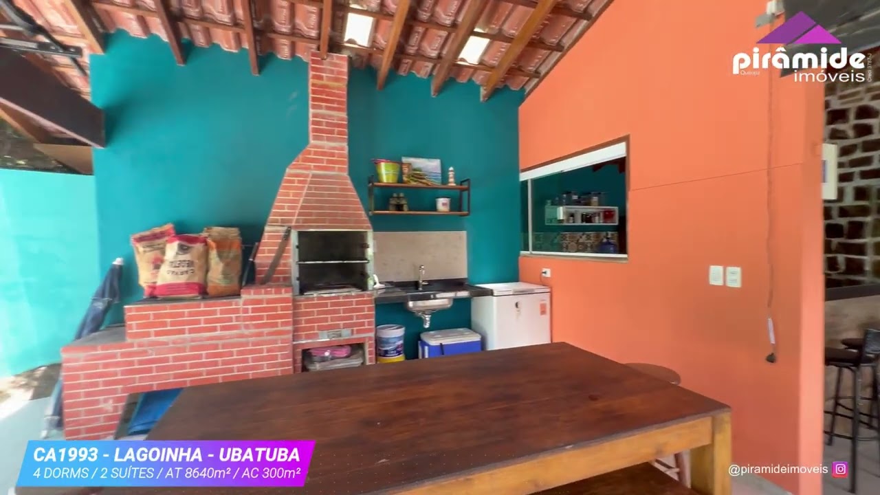 Casa com 4 dormitórios à venda, 300 m² por R$ 2.500.000,00 - Lagoinha - Ubatuba/SP