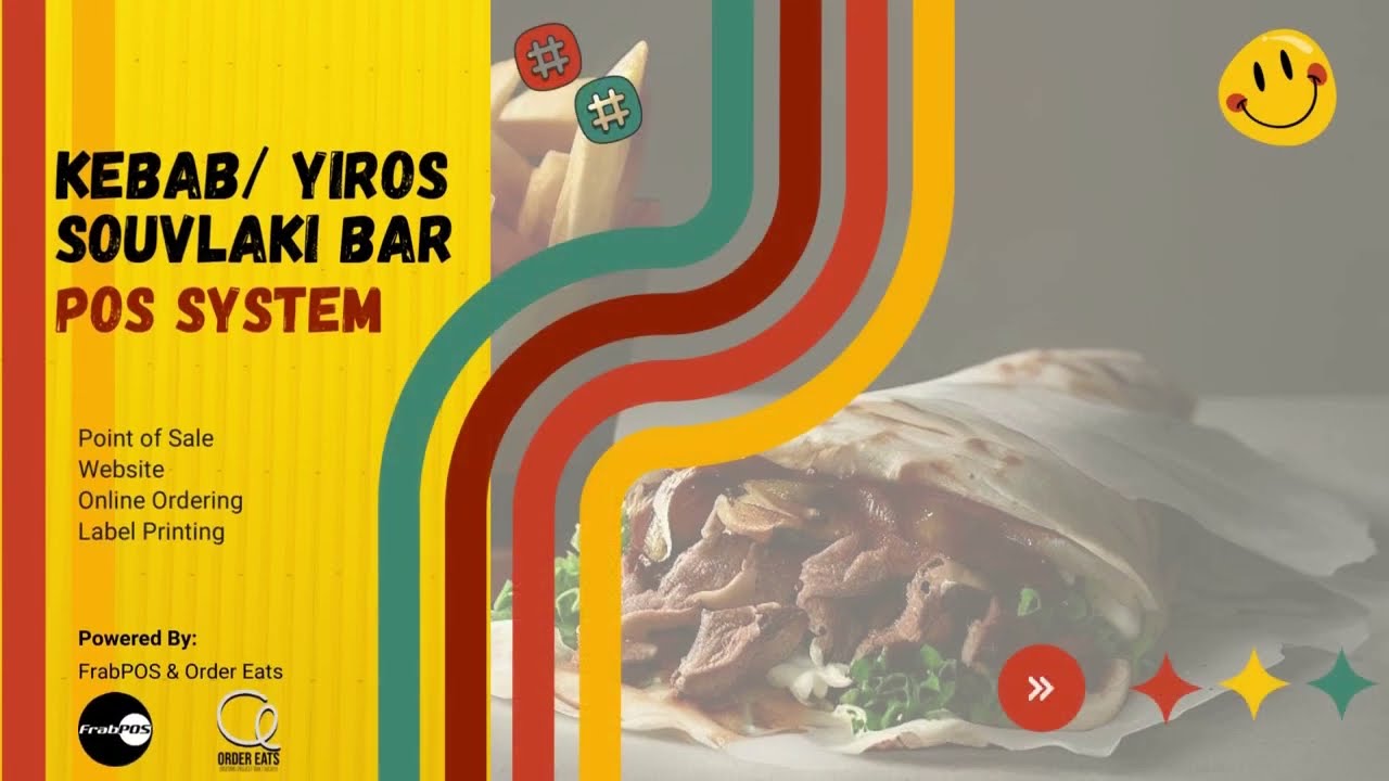 🔥 Revolutionize Your Takeaway: FrabPOS Unleashed at Kebab/Yiros/Souvlaki Shop! |  POS System Demo🌯
