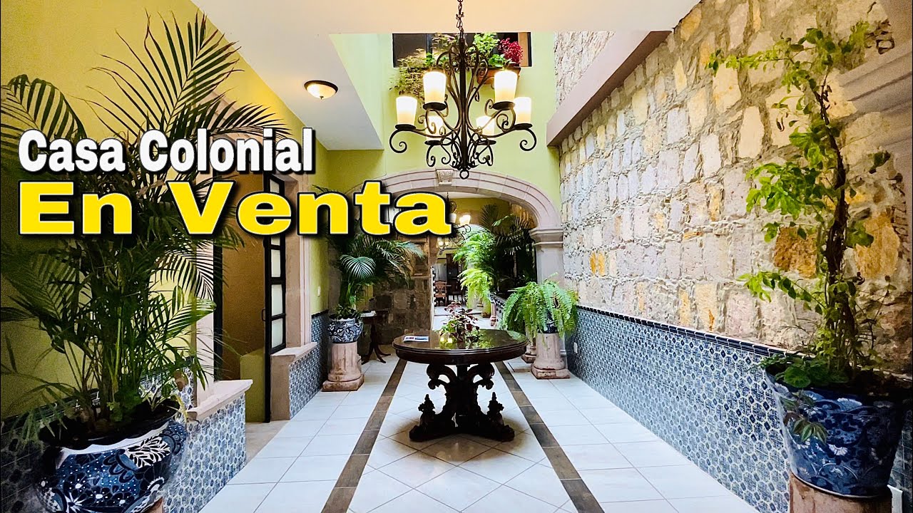 Recorriendo una casa cerca del centro de Morelia