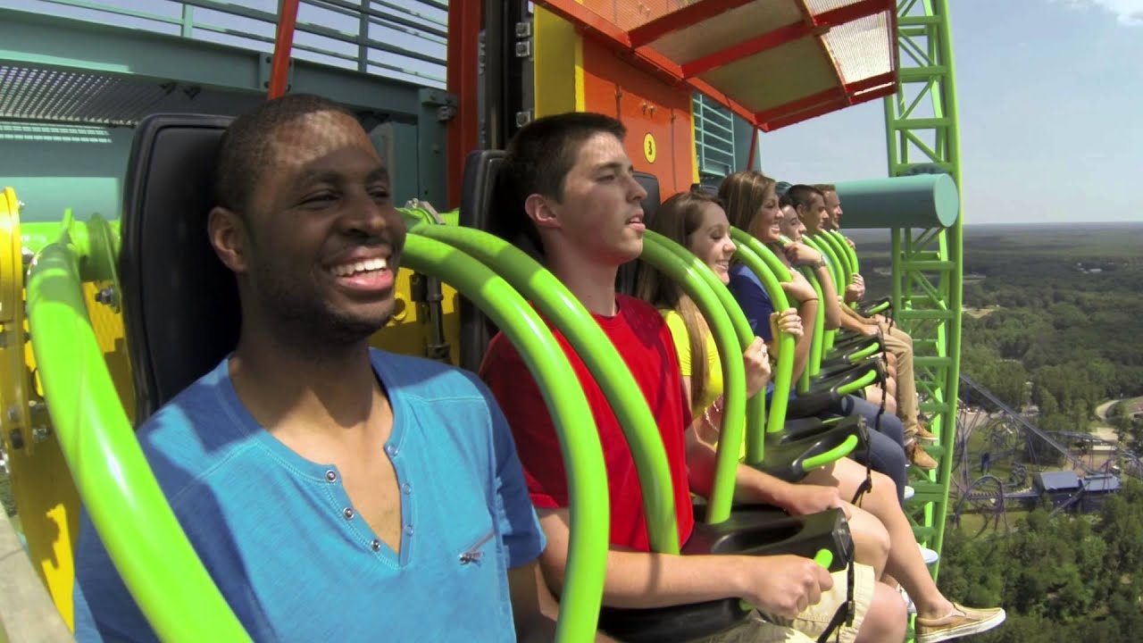 Official Zumanjaro: Drop of Doom Video with Front Seat GoPro POV at Six Flags Great Adventure