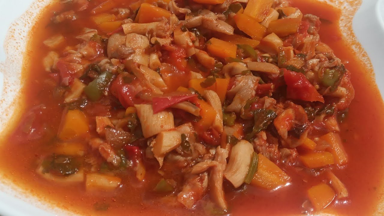 Muze duteke ya sosi y'ibihumyo iryoha nk'inyama😋//How to cook mushroom sauce