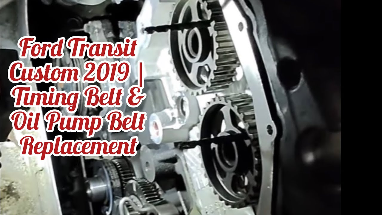 Ford Transit Custom Timing Belt + Oil Pump Belt Change DIY Mechanic Tutorial #diycarmaintenance 
