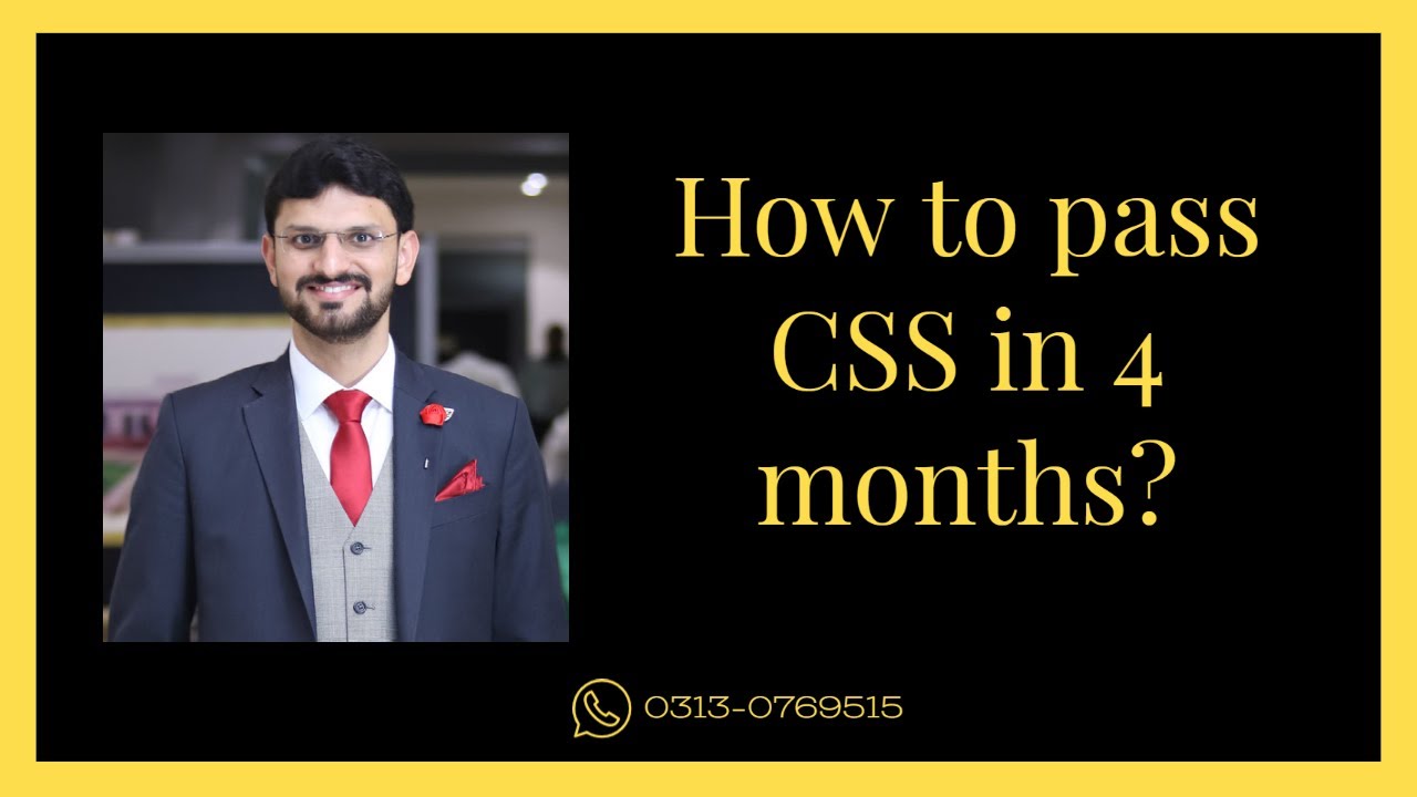 How to pass CSS Exam in 4 Months? - Tips and Tricks