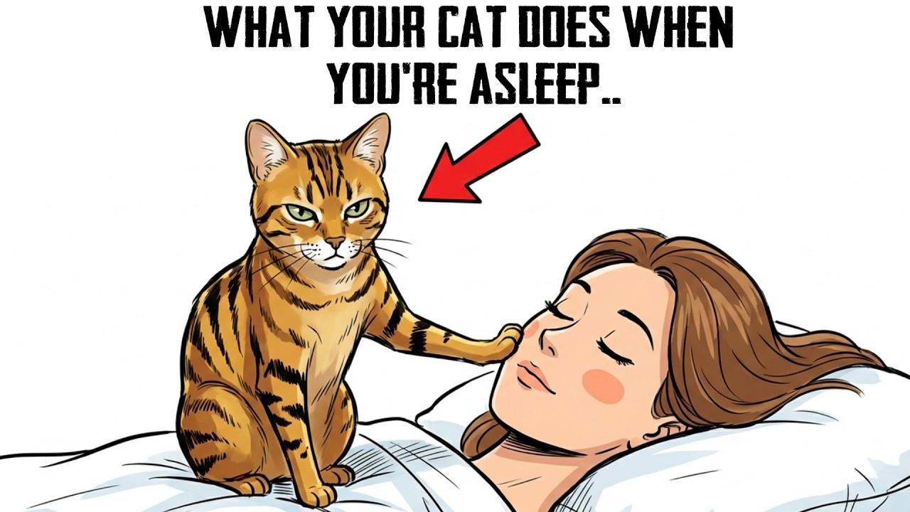 The One Creepy Ritual Your Cat Performs Every Single Night While You're Unconscious