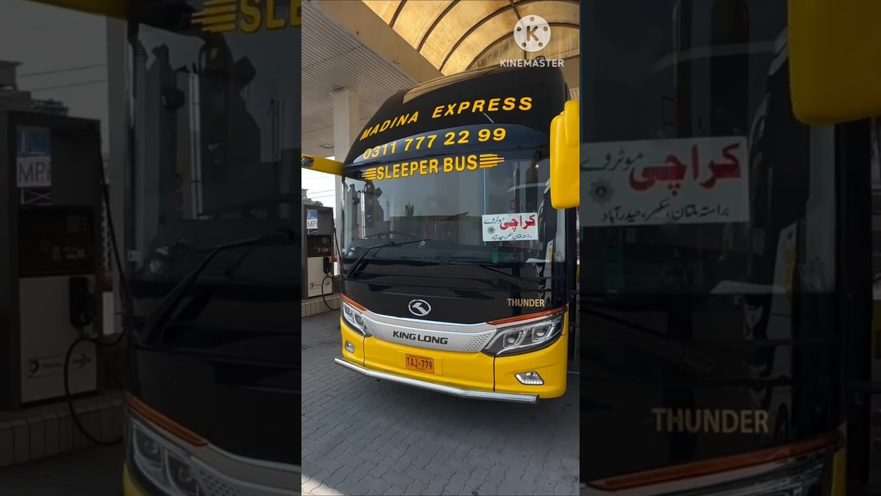 Madina  Express 2025 Model | King long Sleeper Bus  | Review #shortvideo #trending #Kinglong