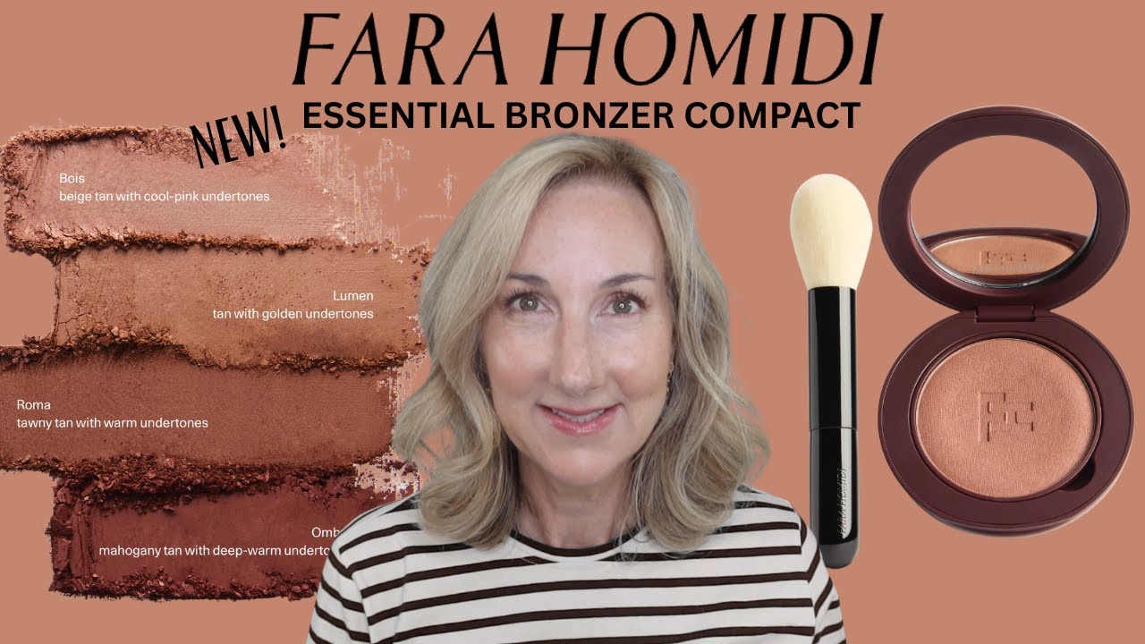 NEW!  FARA HOMIDI ESSENTIAL BRONZER REVIEW | DEMO | COMPARISON and FULL FACE OF BEAUTY!