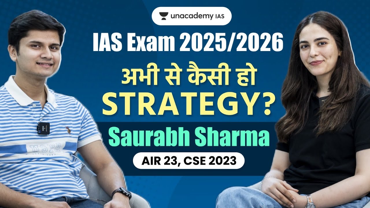 Topper's Talk With Saurabh Sharma UPSC AIR 23 I UPSC Tips I IAS Topper's Journey I Unacademy IAS