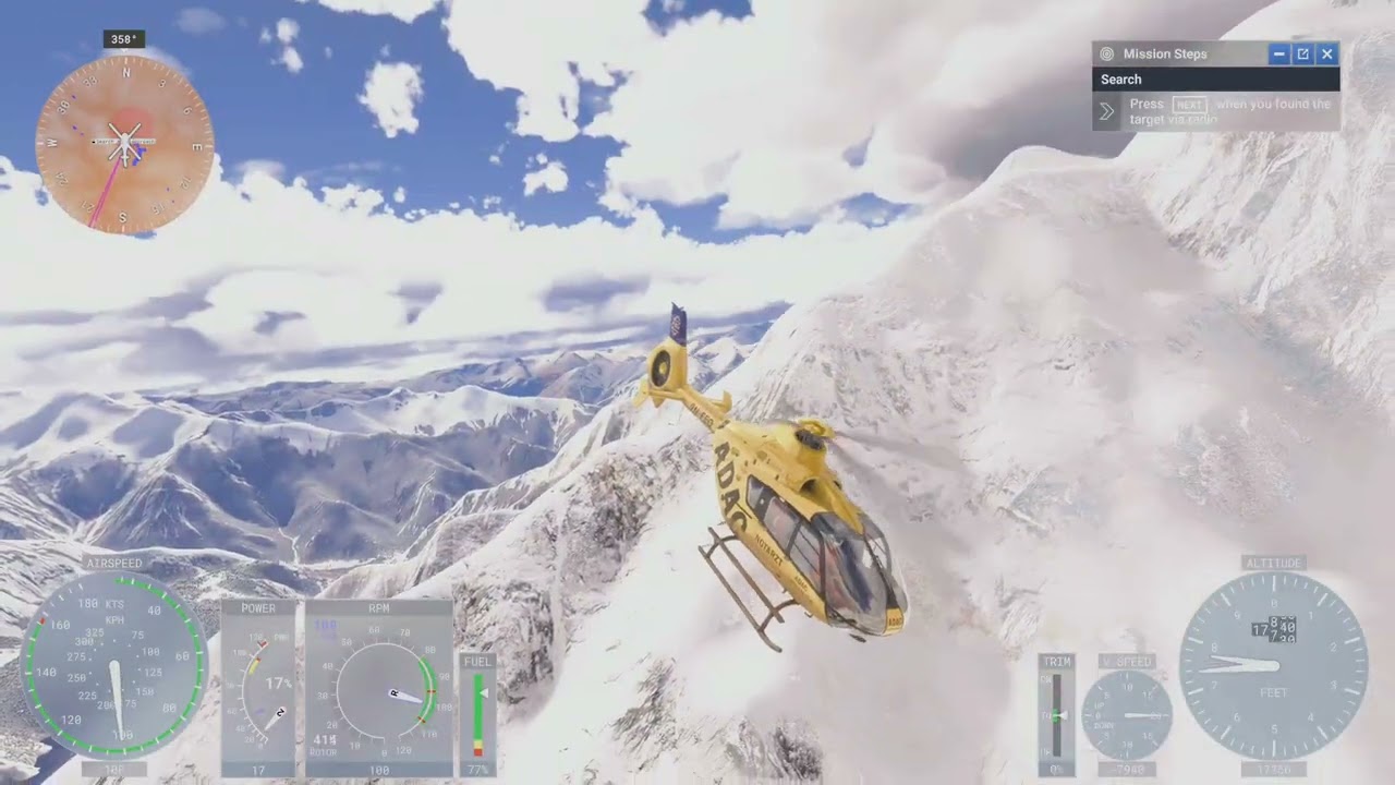Microsoft Flight Simulator 2024 Himalayas Search and Rescue 