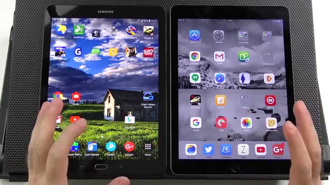 Samsung Galaxy Tab S2 9.7 vs. iPad Air 2