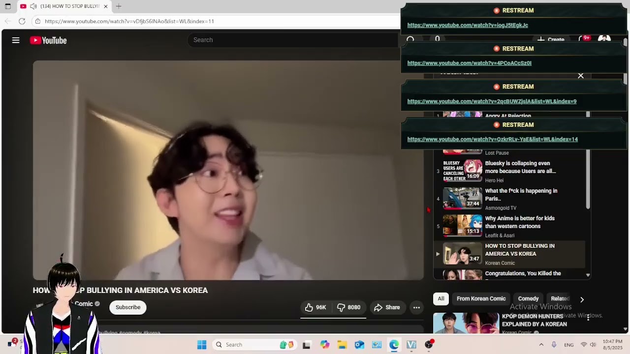 America vs Korea - Bullying || VTuber Reacts
