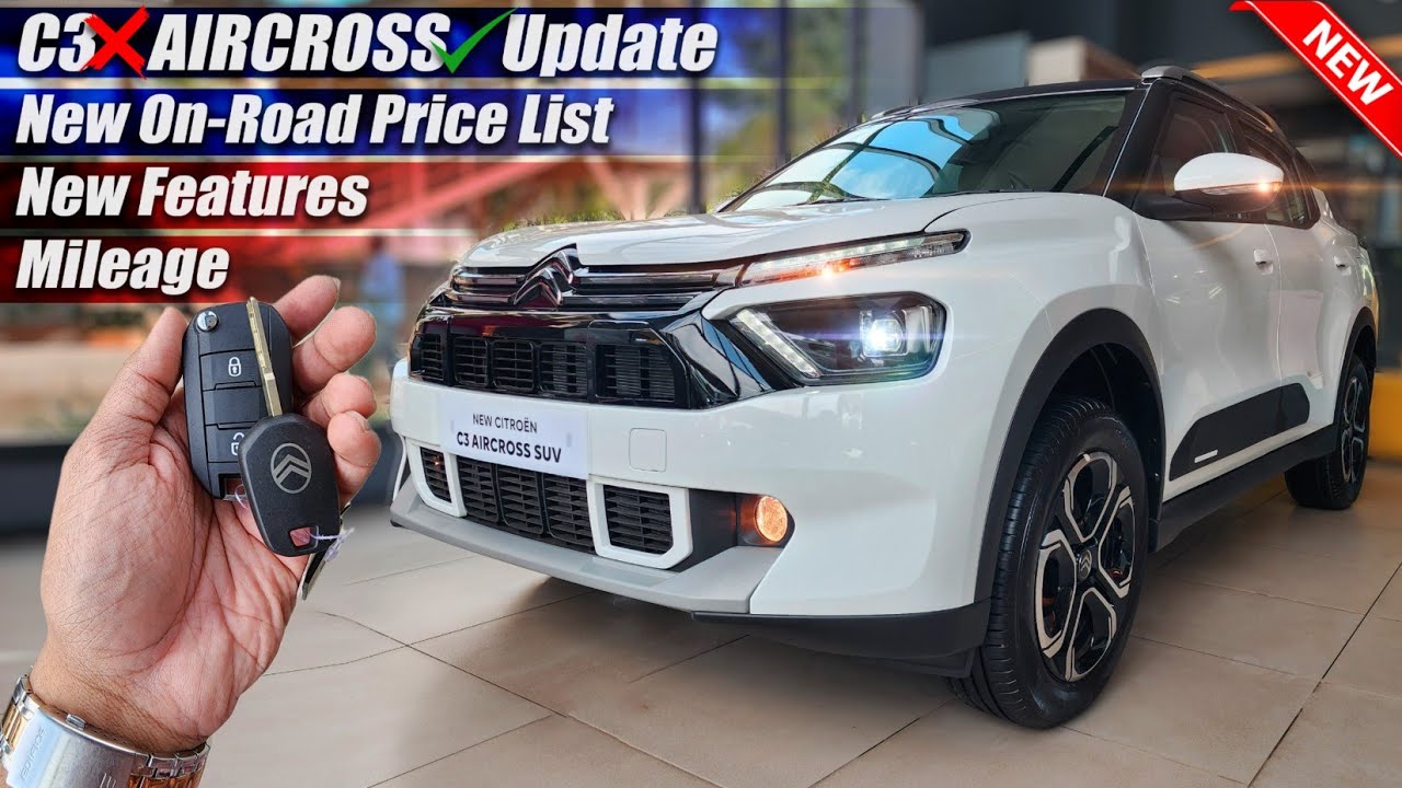 2024 Citroen Aircross 7 Seater Updated, New Features, On Road Price List, Mileage