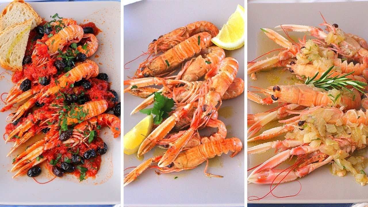 3 MODI PER CUCINARE GLI SCAMPI | facili e veloci | Lorenzo in cucina