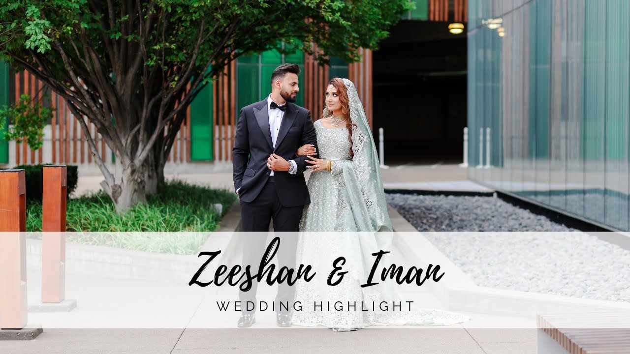 Zeeshan & Iman's Desi Wedding Reception Highlight Film