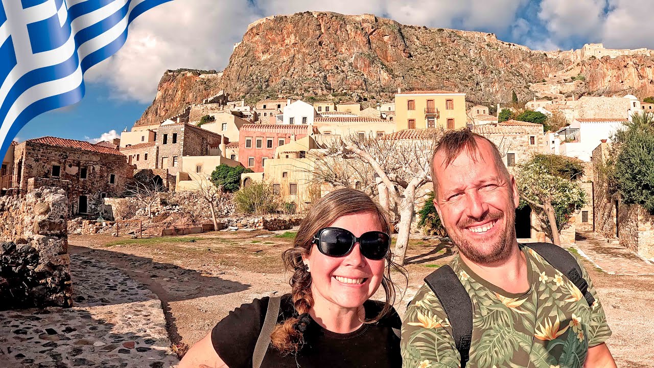 MONEMVASIA - Gibraltar of Greece // Off roading with a camper // Vanlife Greece