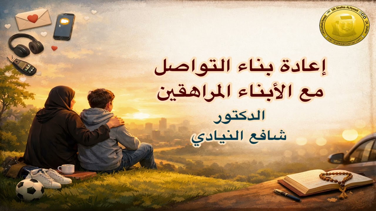 إعادة بناء التواصل مع الابن المراهق الدكتور شافع النيادي ، استشارات أسرية تربوية واجتماعية 
