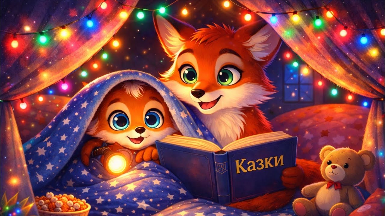 🦊 🌙 НЕ ХОЧУ СПАТИ  | Збірка Українських Казок Надобраніч 💤✨