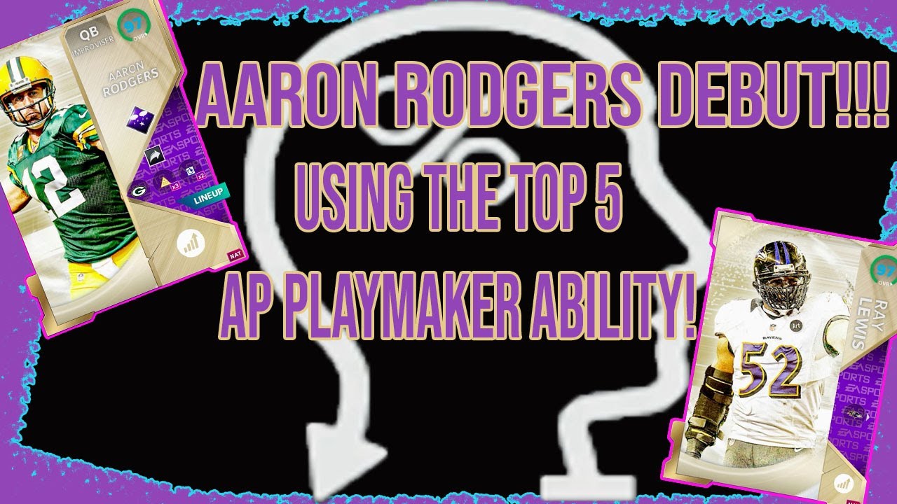 97 Aaron Rodgers Debut! Using The 5 AP Playmaker Ability! - Madden 21 Ultimate Team