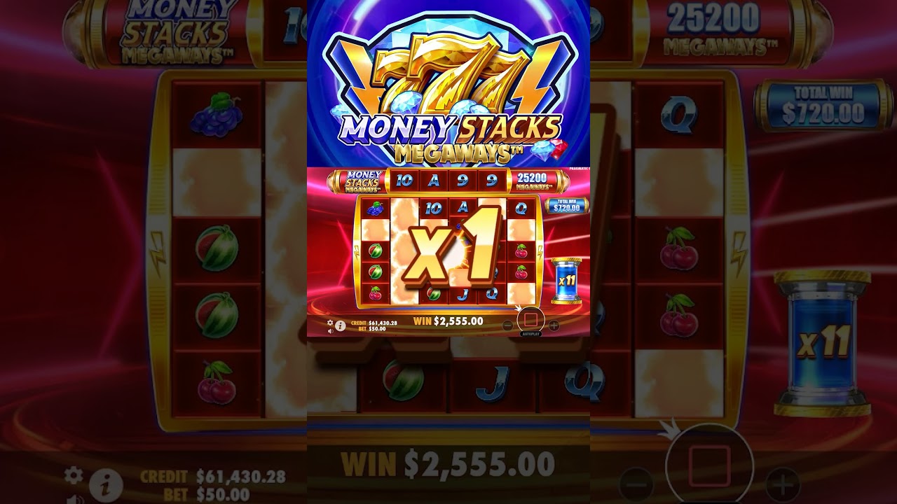 💥 Big Win on Money Stacks Megaways Slot #bigwin #slots