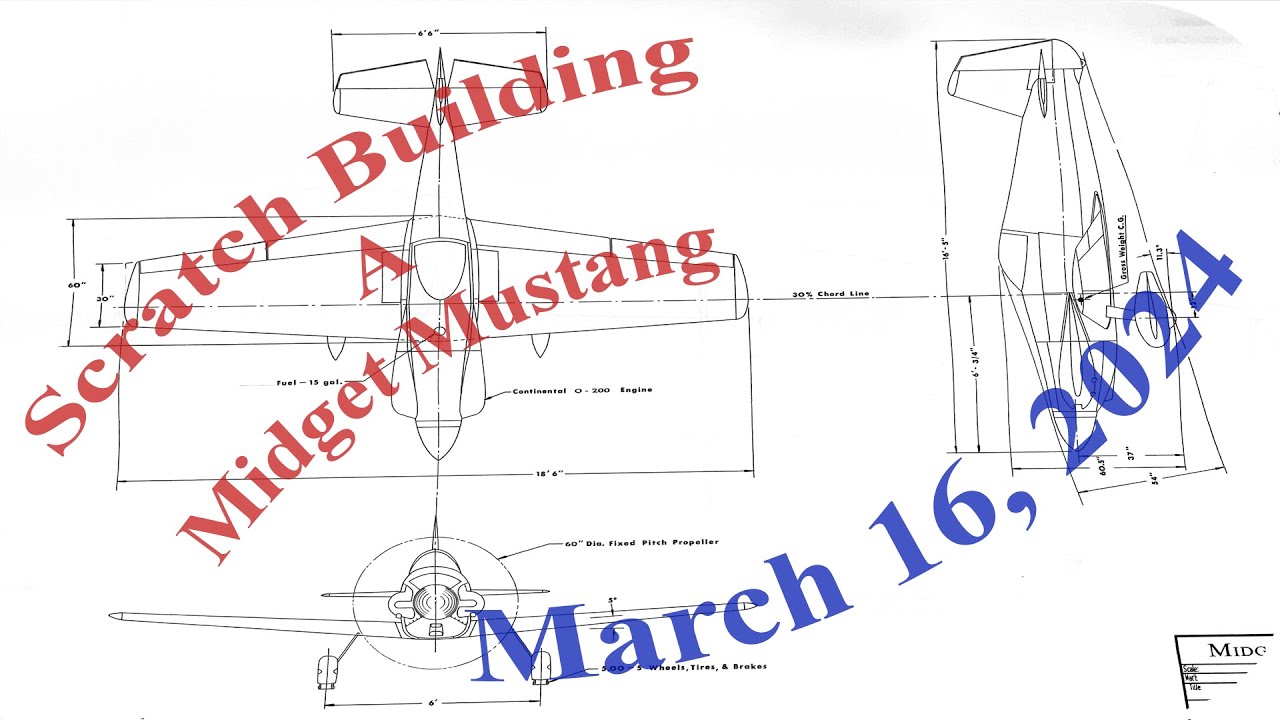 Scratch Building A Midget Mustang: March 16, 2024