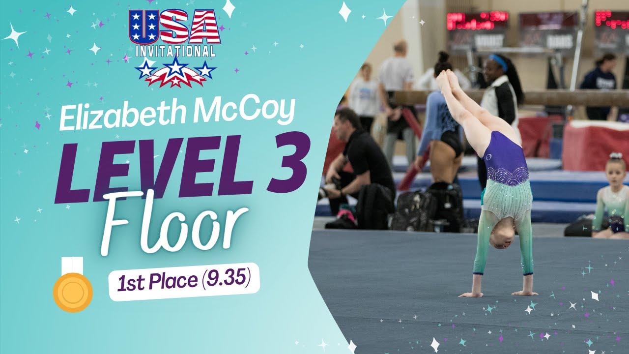 Level 3 Floor Routine (9.35) - USA Invitational 2023