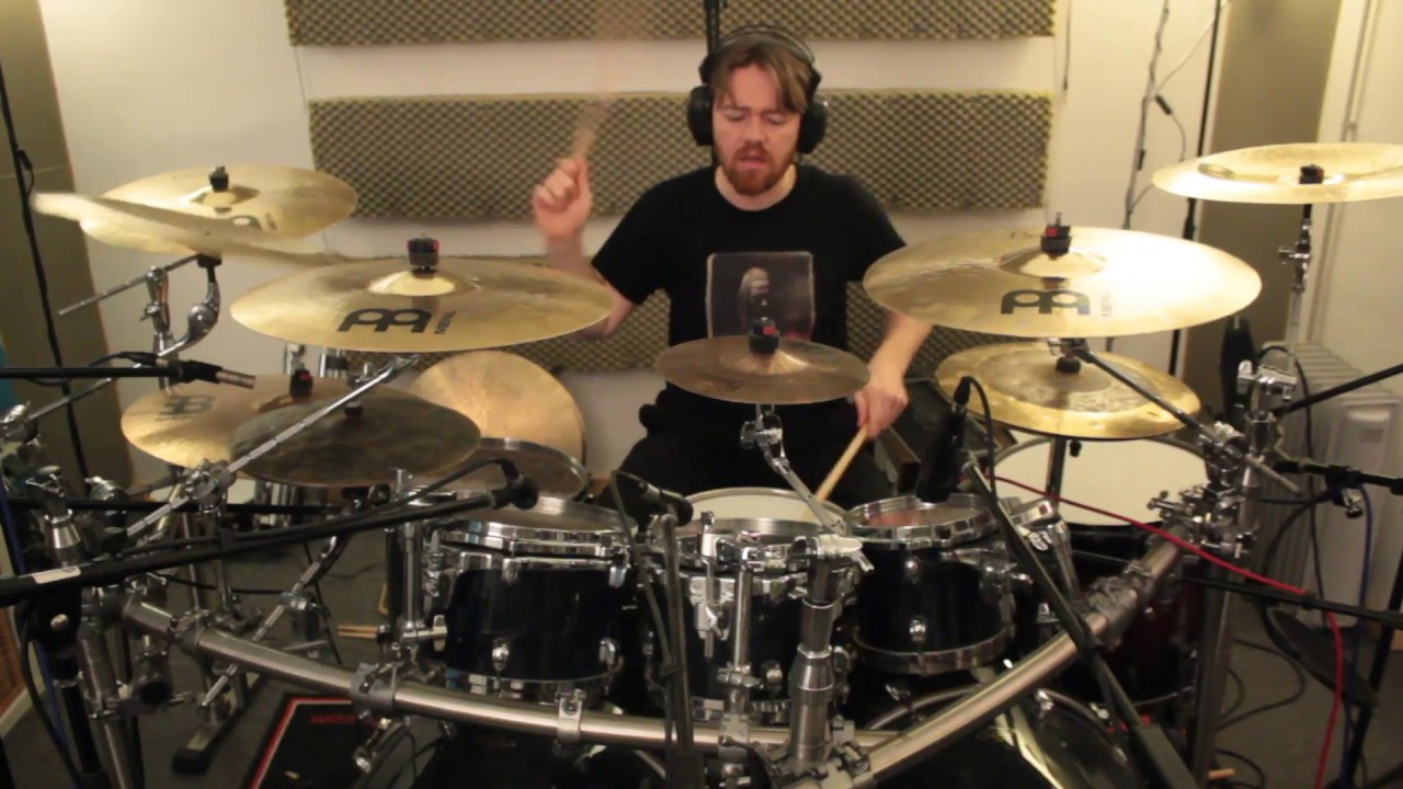 Hannes Grossmann (Obscura, Necrophagist, Blotted Science) - The Flying Pizza Conundrum DRUMPLAYTHRU
