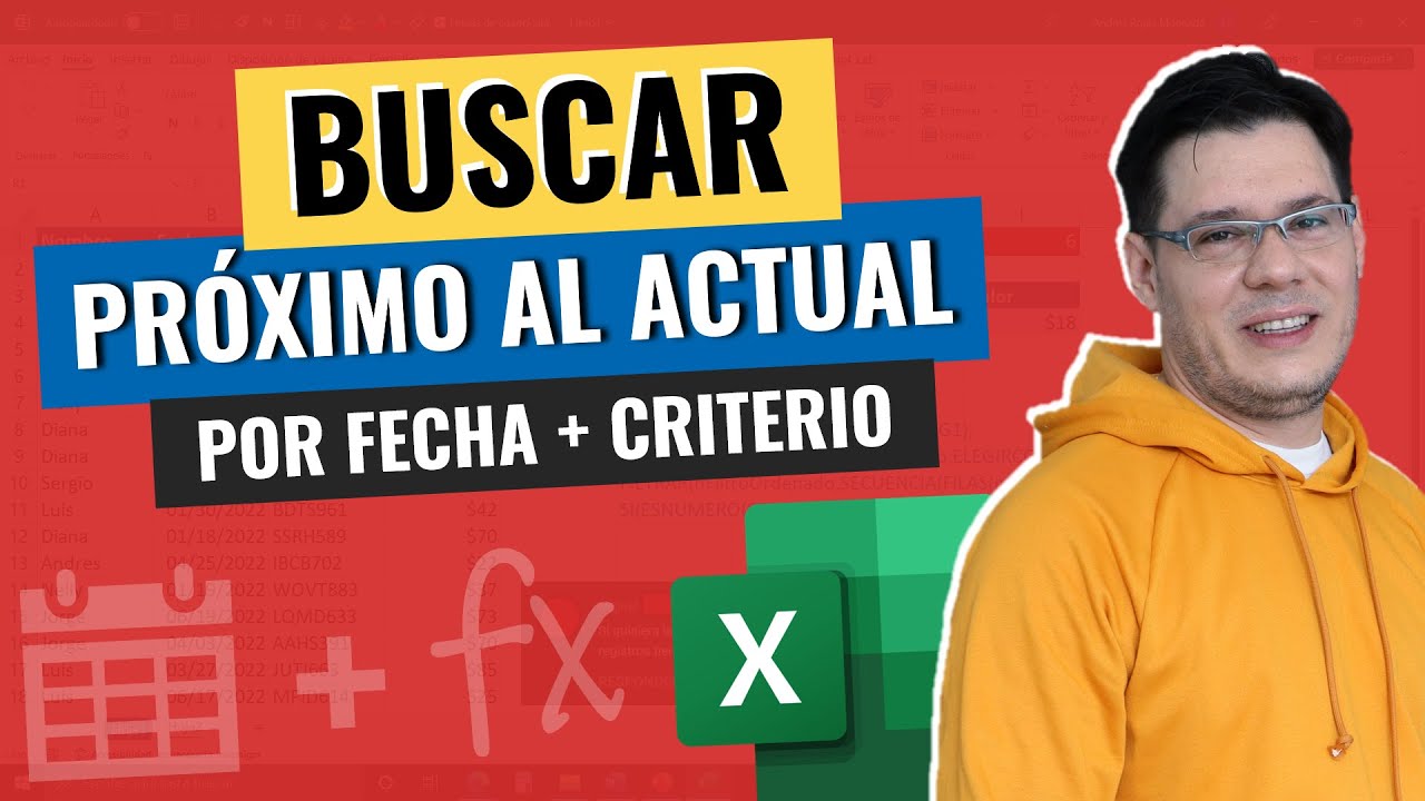 🟢 Cómo BUSCAR el Registro Próximo al más Actual por Fecha con un Criterio en Excel