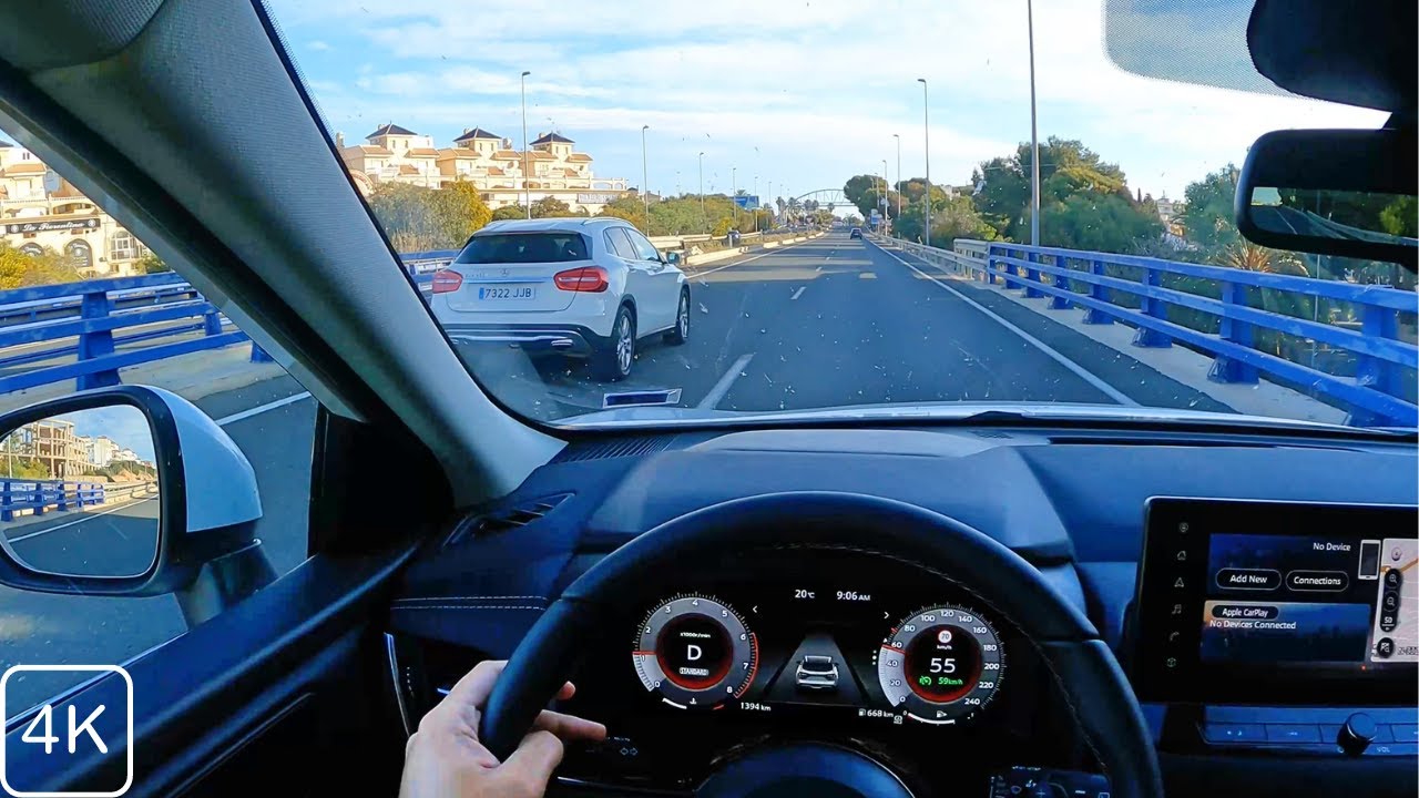 Nissan Qashqai 2023. POV Drive. 4K