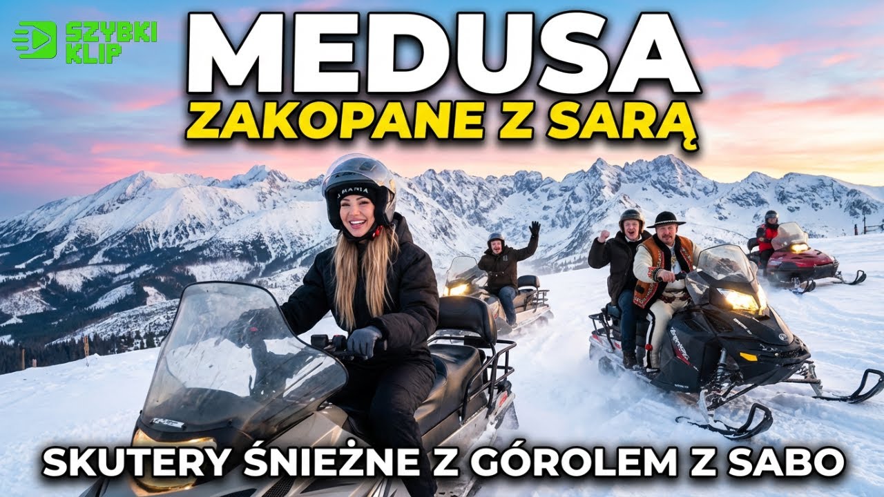 MEDUSA Z SARA — SKUTERY ŚNIEŻNE | Zakopane z Górolem z Sabo DZIEŃ 1