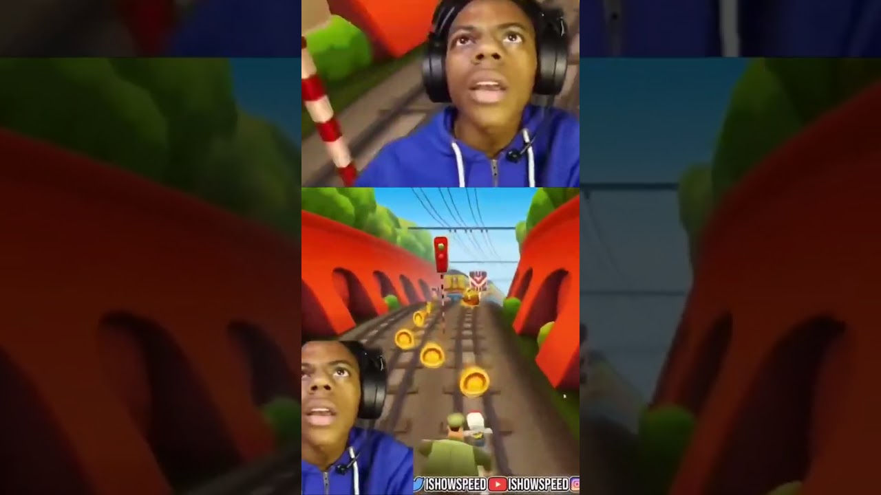 Знаменитый клип Subway Surfers от iShowSpeed