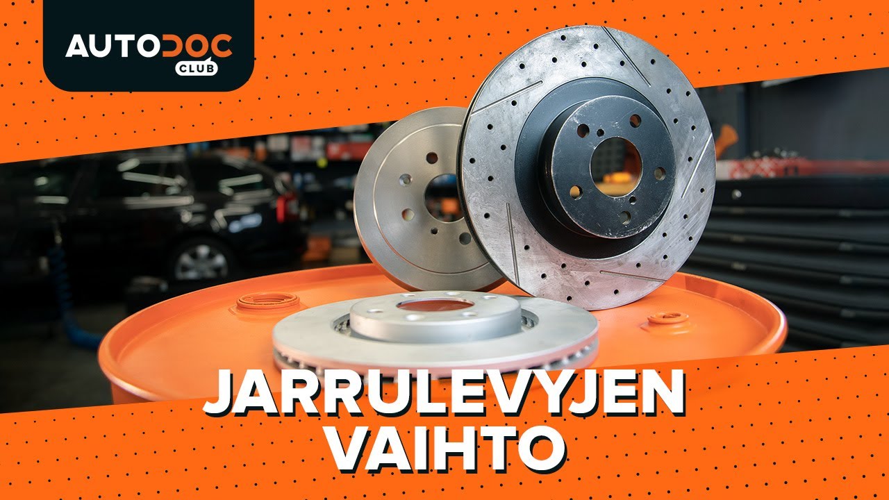 Kuinka vaihtaa jarrulevyt [AUTODOC-OHJEVIDEO]