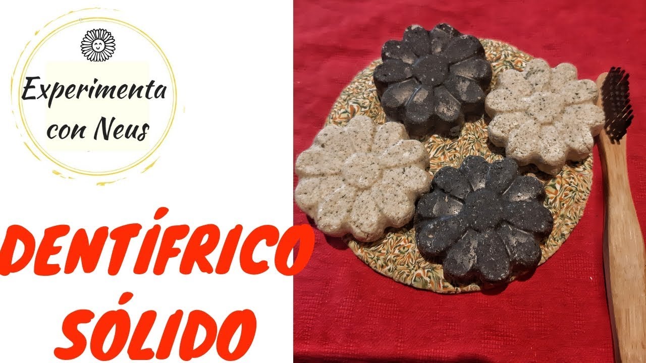 Dentífrico sólido casero