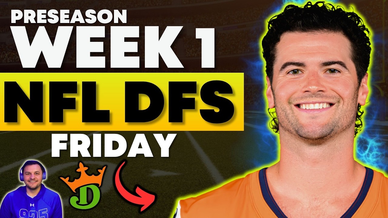 Пятничный DFS предсезонки NFL: ключевые игроки и выгодные варианты для состава