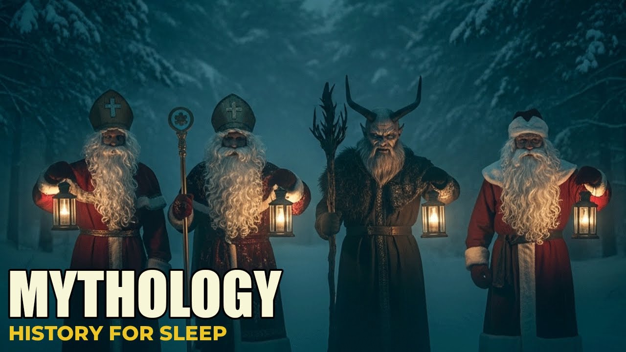 The Mythical ORIGINS of Christmas St  Nick, Krampus, and Grandfather Frost  Mythology For Sleep