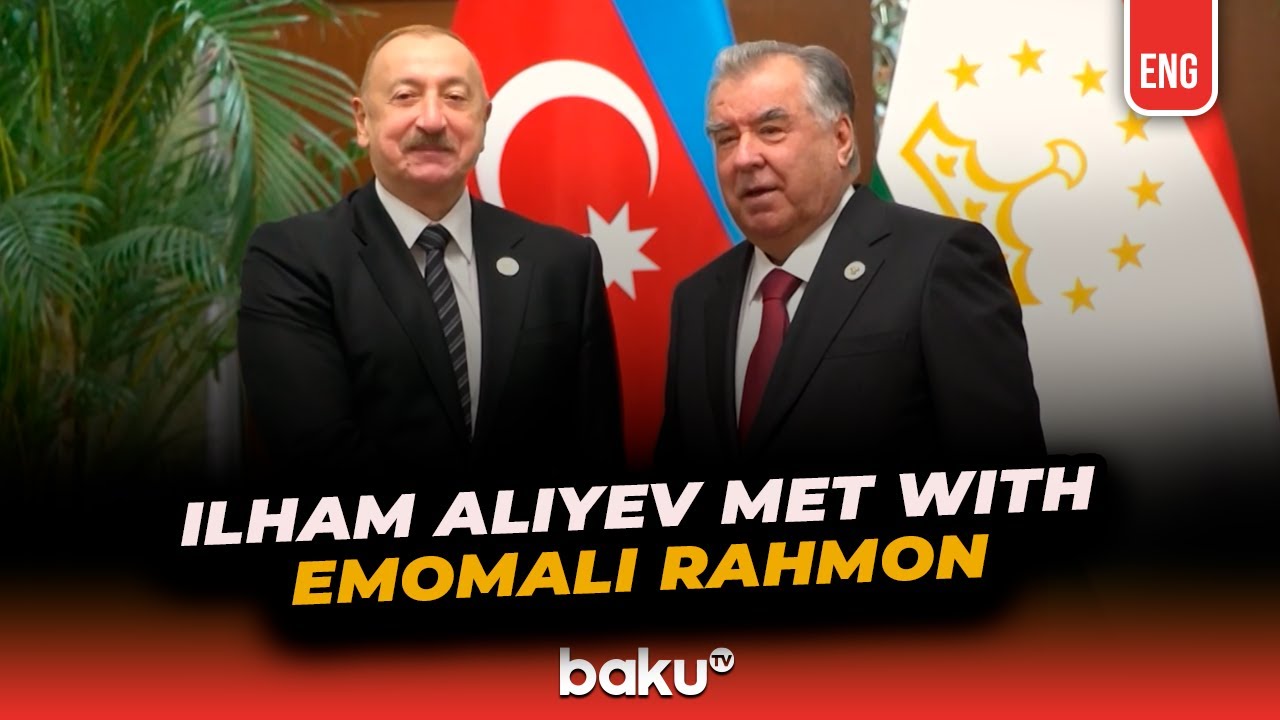 Ilham Aliyev Had One-on-One Meeting with President of Tajikistan Emomali Rahmon&nbsp;in&nbsp;Dushanbe