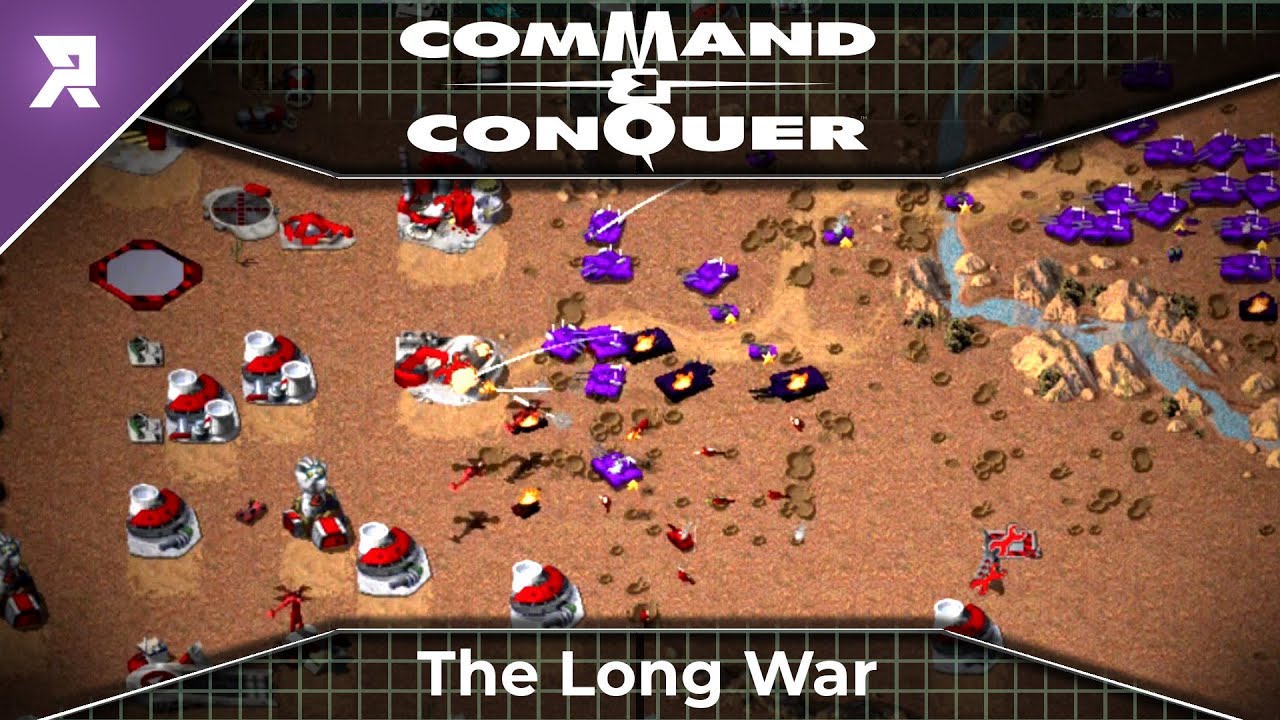 C&C Tiberian Dawn (OpenRA) - Me vs 12 AI - 