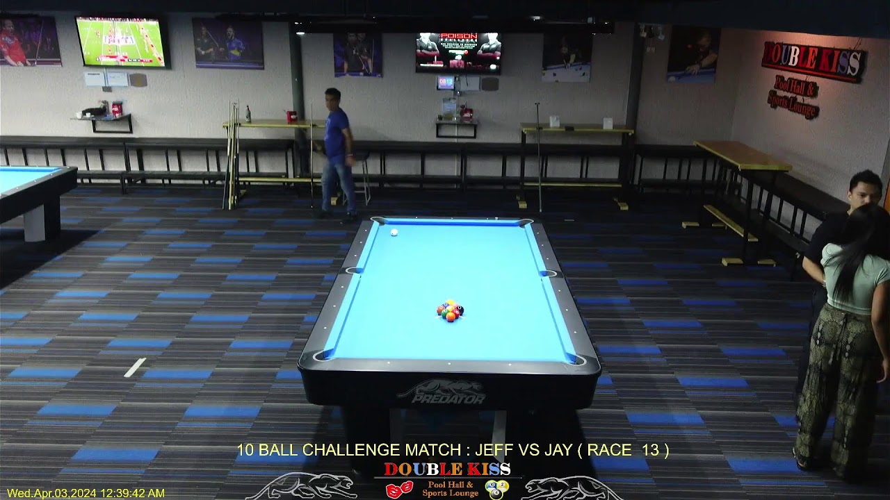 10 Ball Challenge Match - Jeff vs Jay (Race - 13)