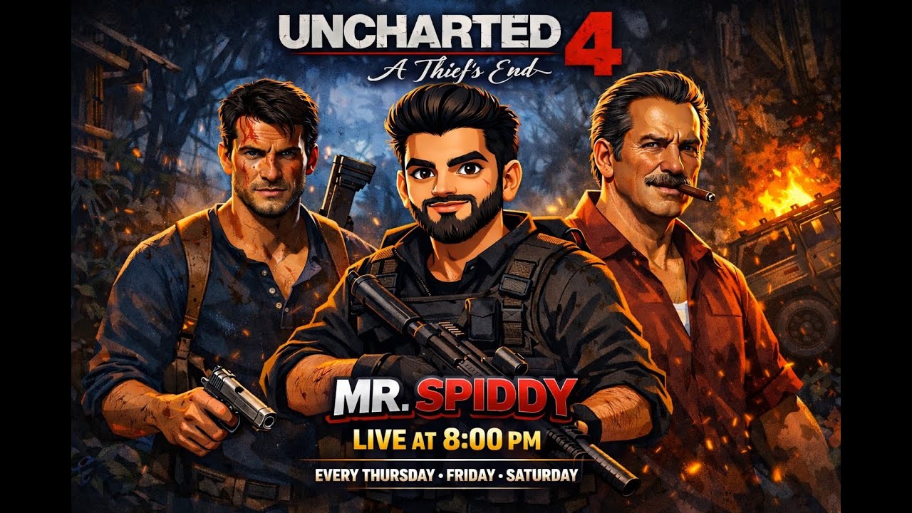 Uncharted 4 || A Thief's End || Mr Spiddy || PS5 LIVE STREAMING