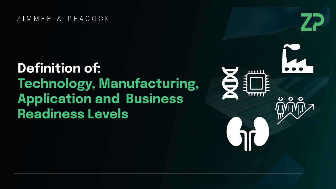 Definition of: Technology, Manufacturing, Application and  Business Readiness Levels
