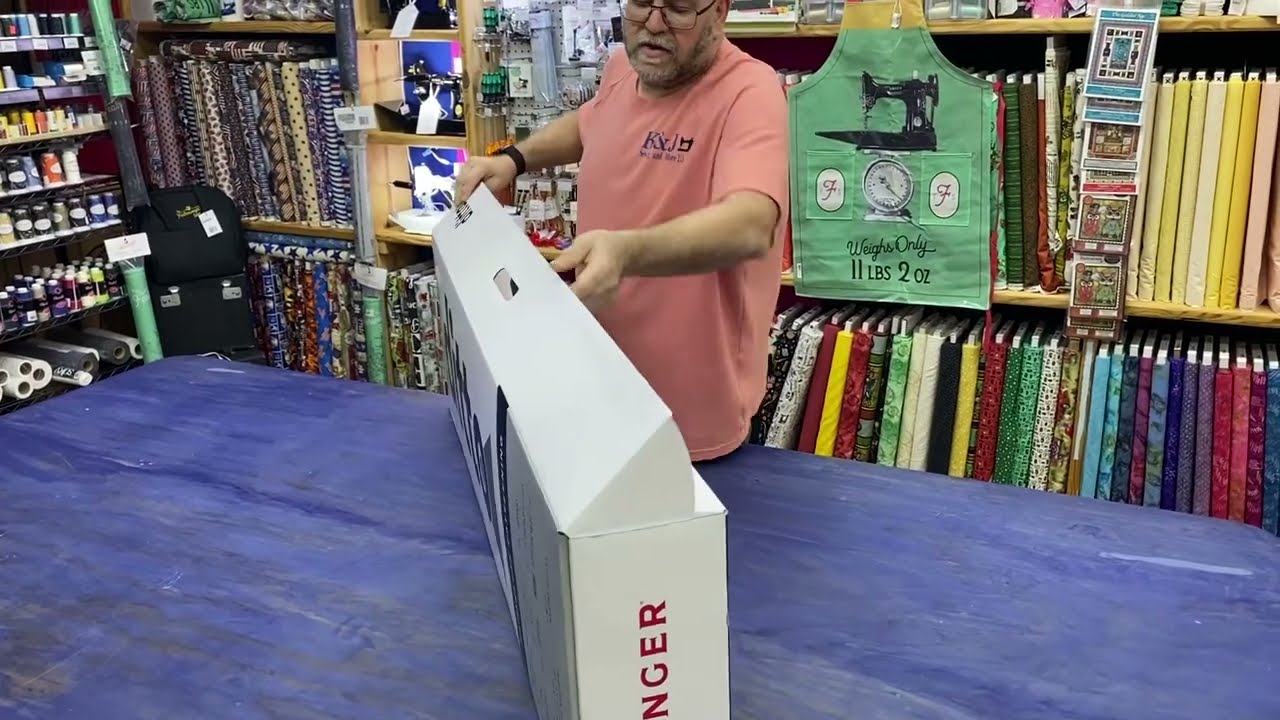 Singer Ditto paperless patterning projector unboxing