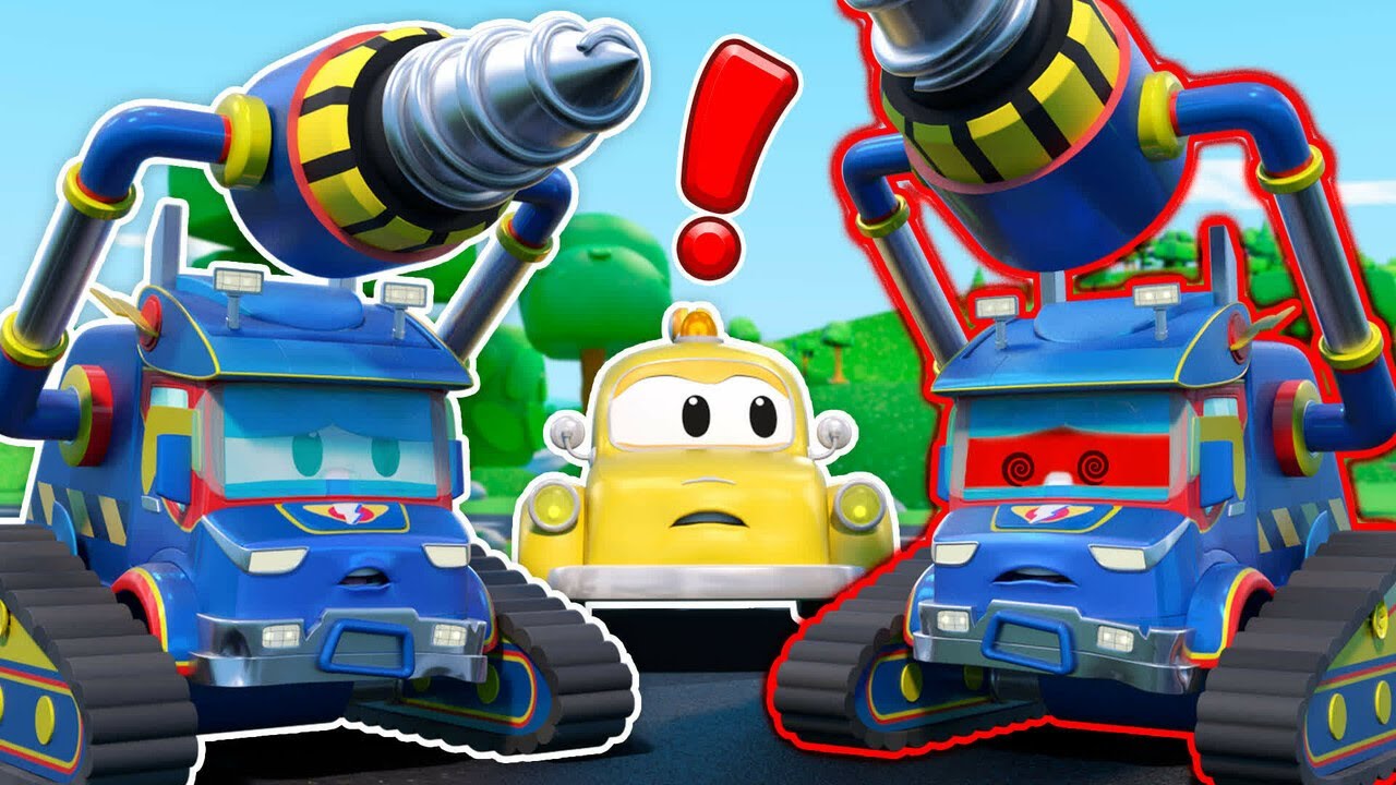 Socorro! 😱 SUPER FURADEIRA DO MAL está fazendo bagunça | Conserto de Carro | Desenho pra Crianças