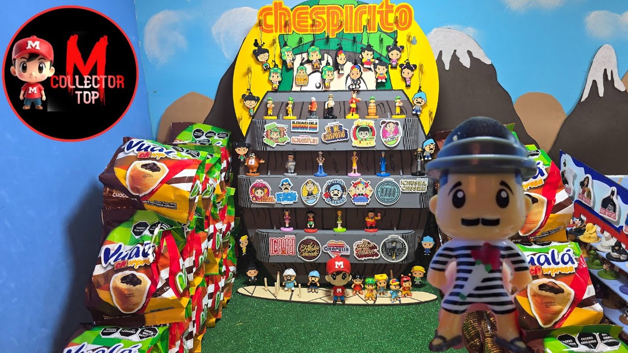 Abriendo 30 Vualá  Chorpresa Chespirito un lote de puro clip para cable