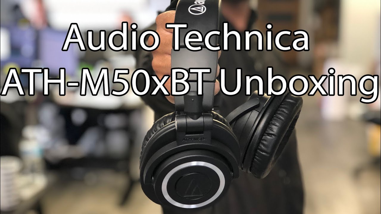 Audio Technica ATH-M50xBT Wireless Headphone Unboxing