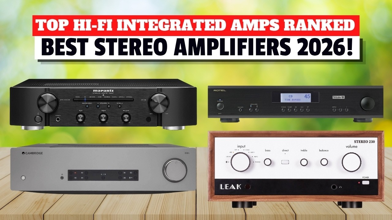 5 Best Stereo Amplifiers 2026 &ndash; Top Hi-Fi Integrated Amps Ranked