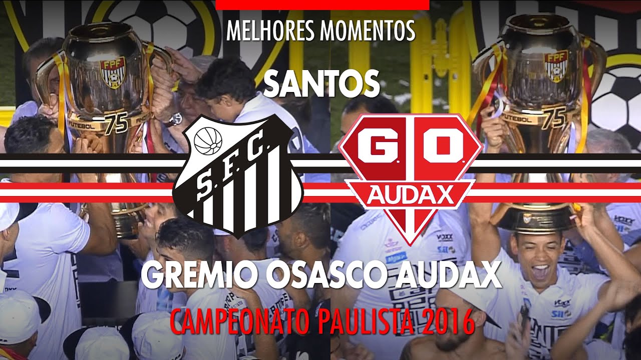 Melhores Momentos - Santos 1 x 0 Grêmio Osasco Audax - Paulistão - 08/05/2016