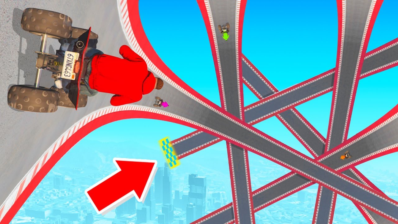 De LANGSTE WALLRIDE Met Een QUAD OOIT! (GTA 5)