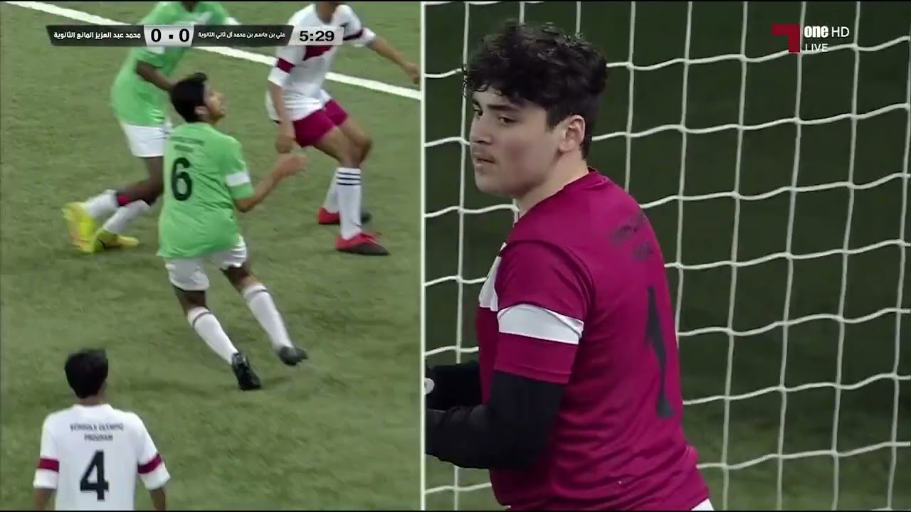 مباراة مدرسة محمد المانع  و علي بن جاسم + استديو التحليل