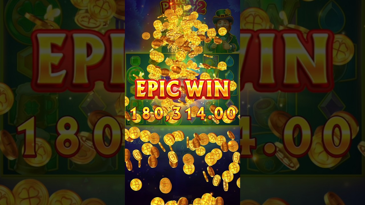 ☘️ Lucky penny ☘️ Epic win X18 000 Part 1 #slotscasinogames #jackpot #prokazik