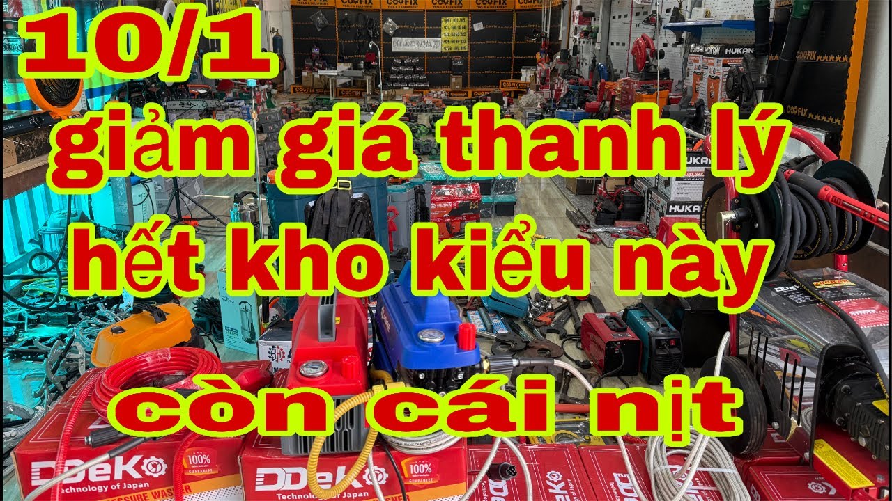 sale thanh lý máy hàn máy cắt cỏ cắt sắt đồ bin mài bin khoan bin bulong bin bình phun thuốc