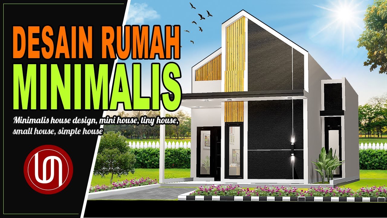Desain rumah 6x9 meter dua kamar tidur, minimalist house 6x9 meter with two bedroom